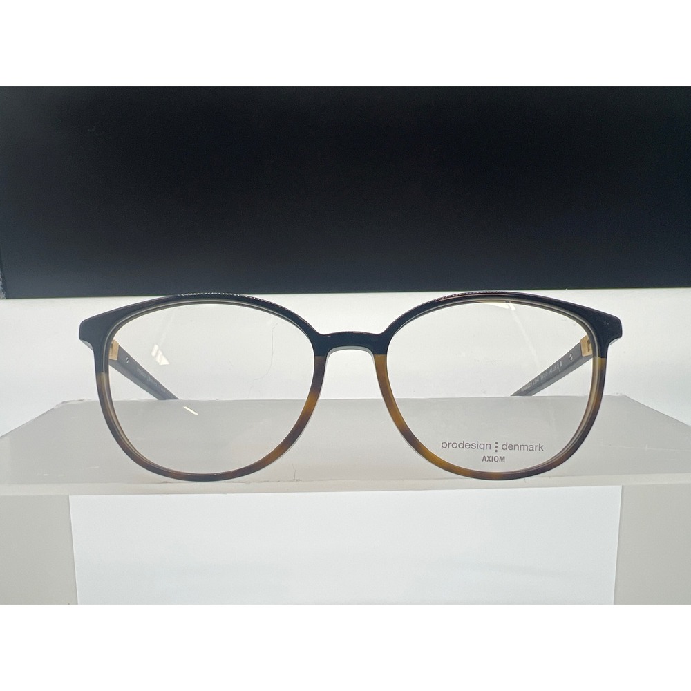 ProDesign Denmark Womens Black and Gold Triangle 1 Frames Only 5542 54[]17-145